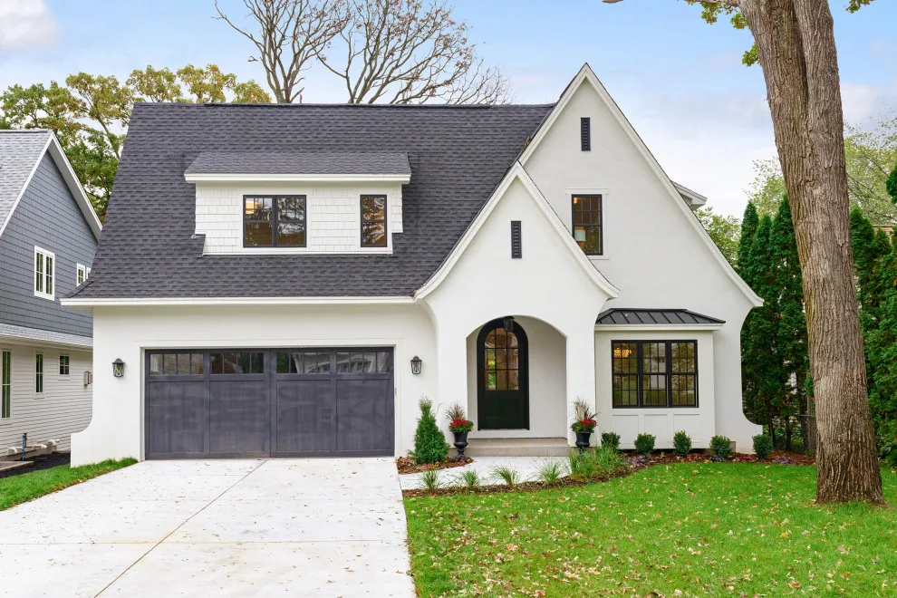 Contemporary Stucco Tudor by TRIO Design And Build - Photo 23