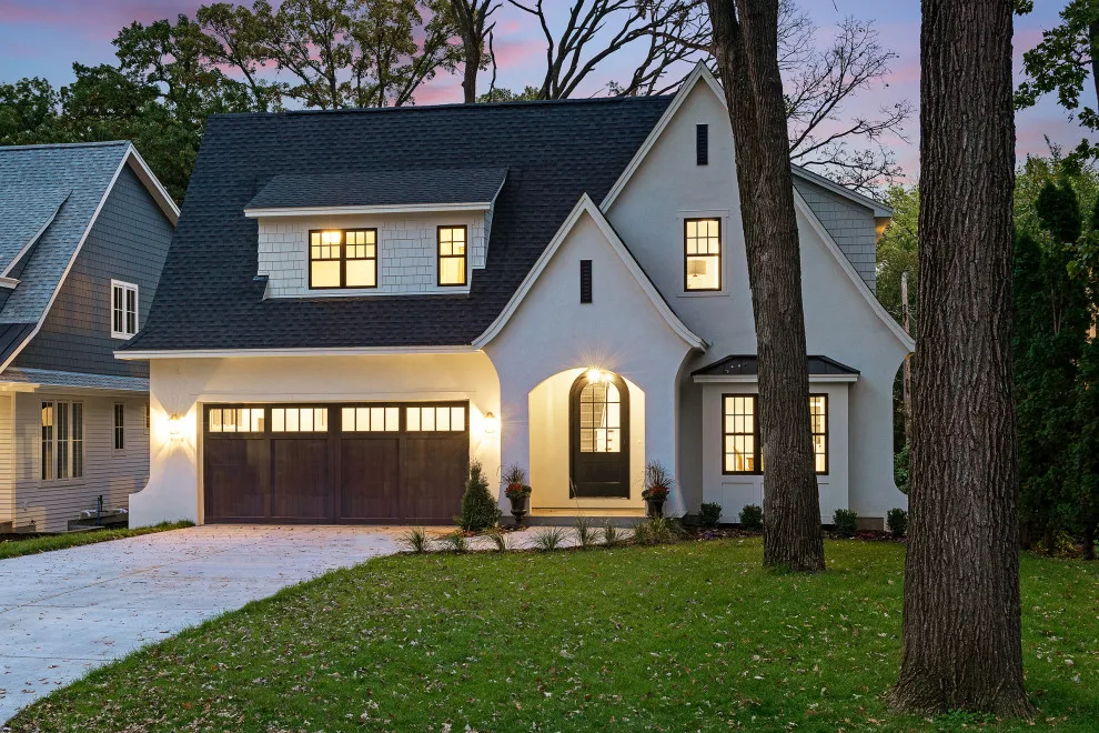 Contemporary Stucco Tudor by TRIO Design And Build - Photo 24