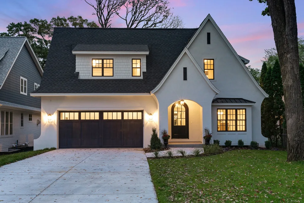 Contemporary Stucco Tudor by TRIO Design And Build - Photo 25