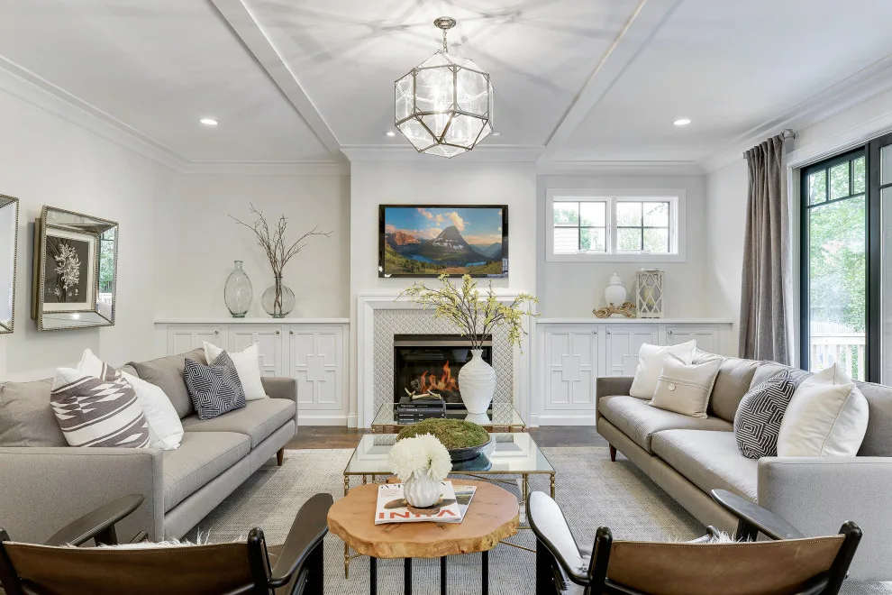 Contemporary Stucco Tudor by TRIO Design And Build - Photo 4