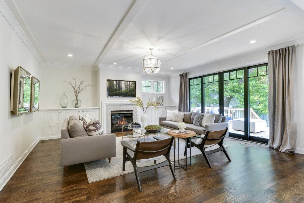 Contemporary Stucco Tudor by TRIO Design And Build - Photo 8