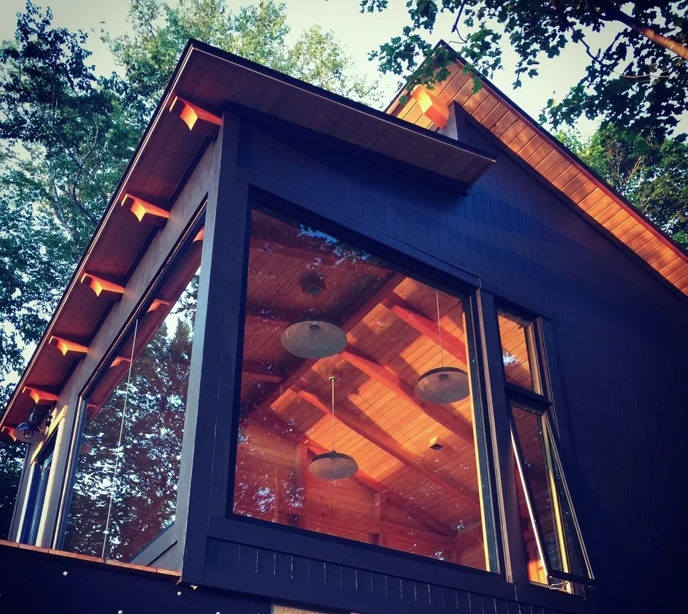 Contemporary Timber Frame Workshop by Davis Frame Company - Photo 6