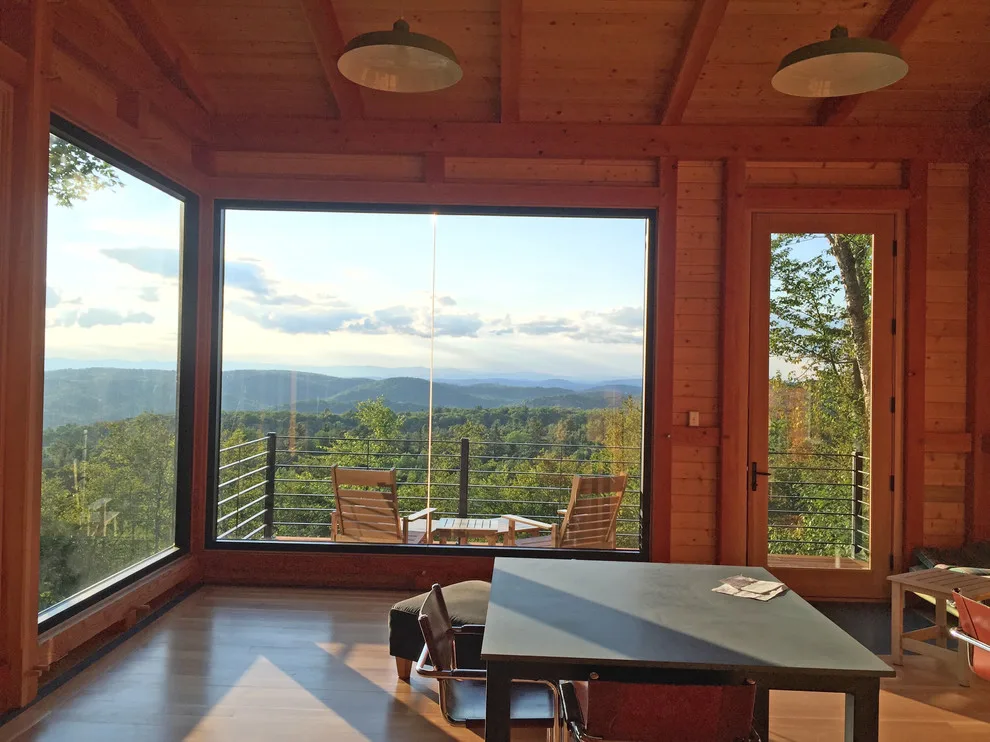 Contemporary Timber Frame Workshop by Davis Frame Company - Photo 8