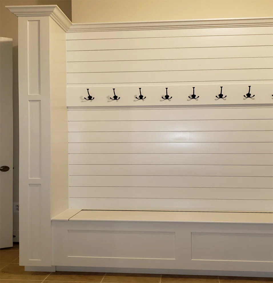 Mudroom Custom Closet, Storage Cubbies, Coat Racks & Bench by Maddrix Contracting LLC - Photo 2