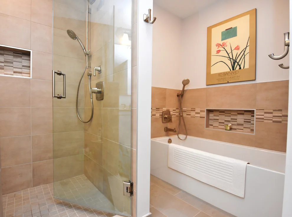 Multiple Bathroom Renovation by EdgeWork Design Build - Photo 2