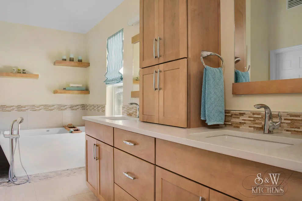 Serene Spa-like Master Bathroom by Sarah Kraus Bartelson - S&W Kitchens - Photo 9