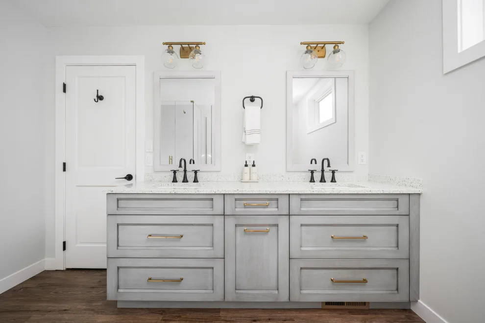 Balanced and Luminous Bathroom by Wise Design & Remodel LLC - Photo 7