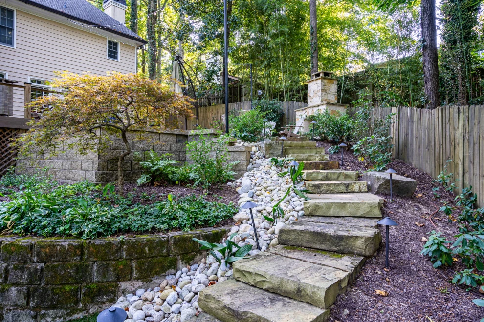 Smith- Fireplace & Backyard Design by Michaelangelo's Sustainable Landscape & Design - Photo 4