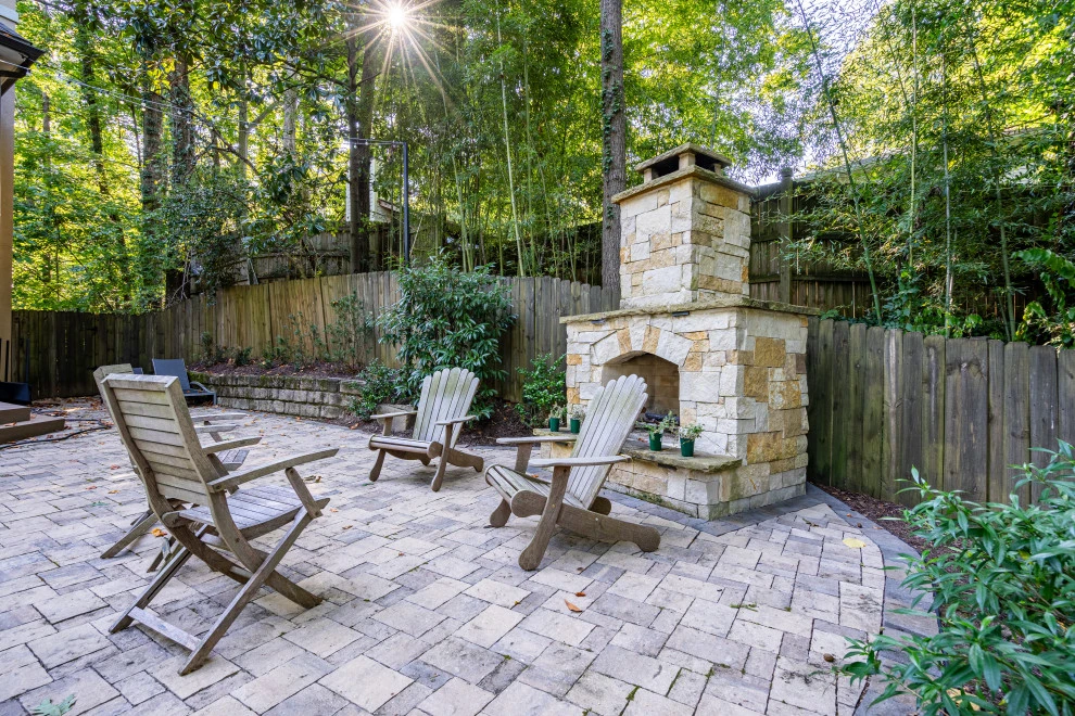 Smith- Fireplace & Backyard Design by Michaelangelo's Sustainable Landscape & Design - Photo 2