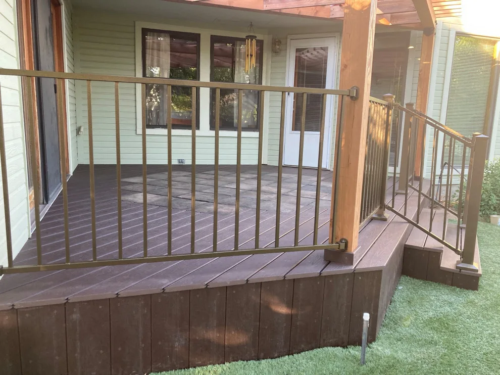 North Boise Tailored Deck and Pergola Featuring Firepit Inlay by 208 Design+Build Custom Homes And Renovations - Photo 4
