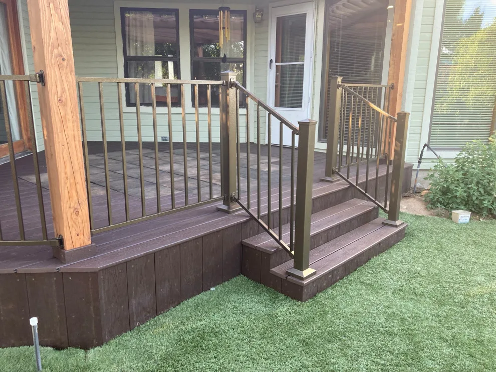 North Boise Tailored Deck and Pergola Featuring Firepit Inlay by 208 Design+Build Custom Homes And Renovations - Photo 2