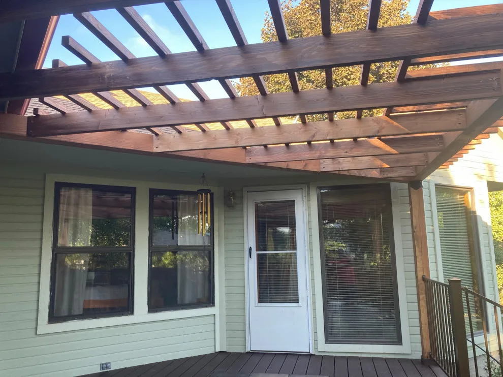 North Boise Tailored Deck and Pergola Featuring Firepit Inlay by 208 Design+Build Custom Homes And Renovations - Photo 8