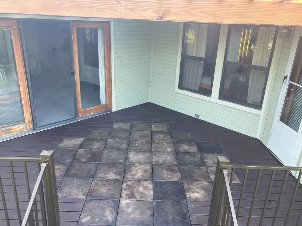 North Boise Tailored Deck and Pergola Featuring Firepit Inlay by 208 Design+Build Custom Homes And Renovations - Photo 6