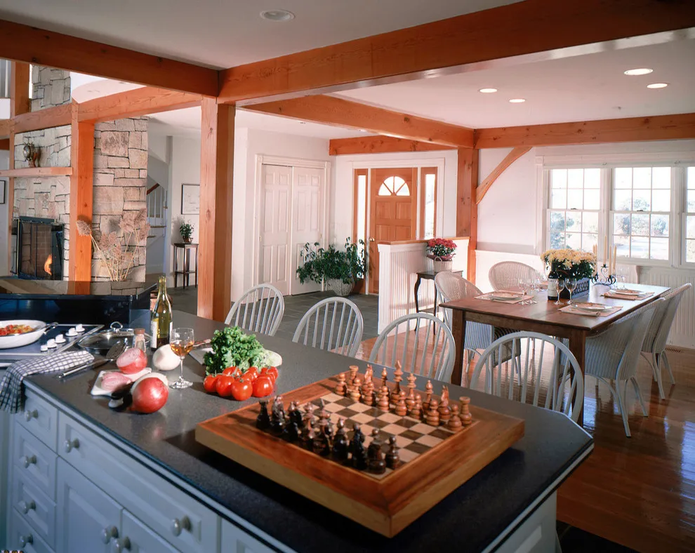 Yarmouth Cape Cod Coastal Timber Frame Residence by Davis Frame Company - Photo 6