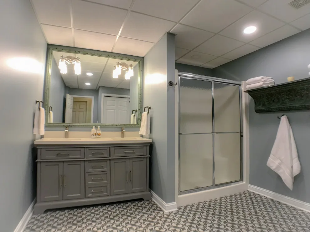 Okemos Basement Restroom by Odd Fellows Contracting - Photo 3