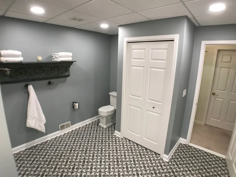 Okemos Basement Restroom by Odd Fellows Contracting - Photo 2