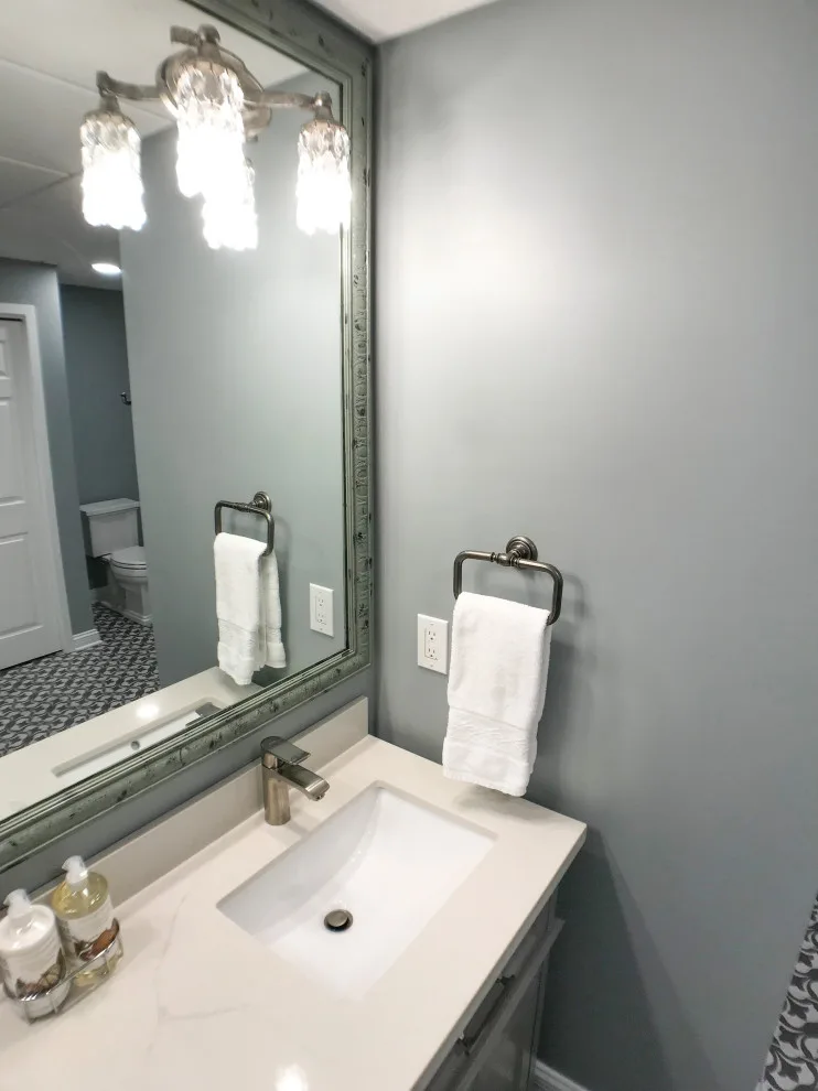 Okemos Basement Restroom by Odd Fellows Contracting - Photo 7