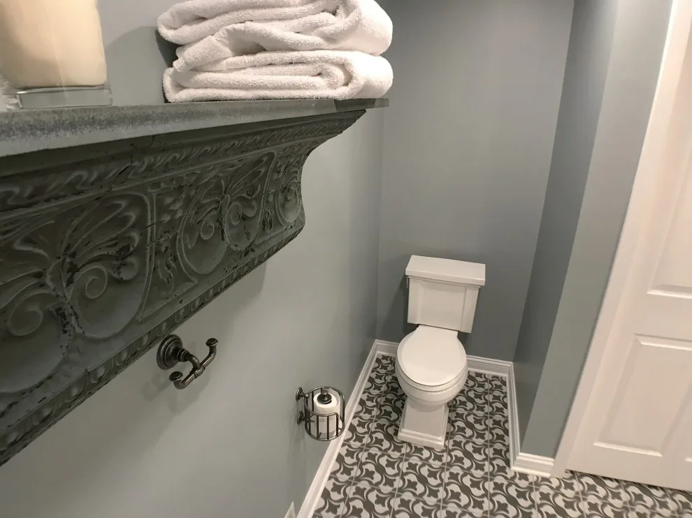 Okemos Basement Restroom by Odd Fellows Contracting - Photo 8