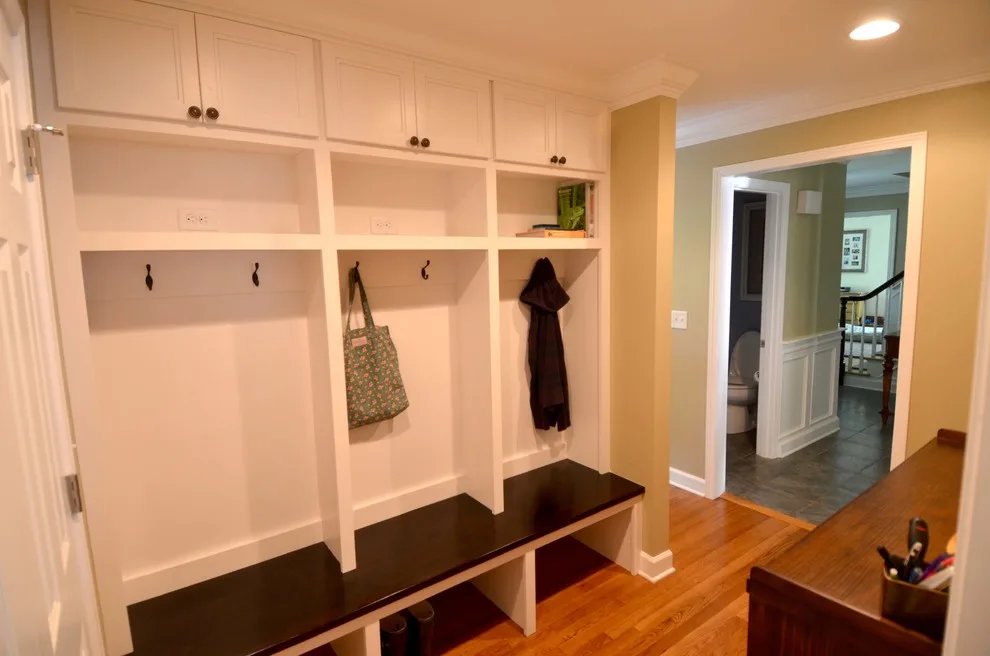Transforming a single ineffective area into two efficient spaces: Mudroom and Office by NJW Renovations Unlimited - Photo 3