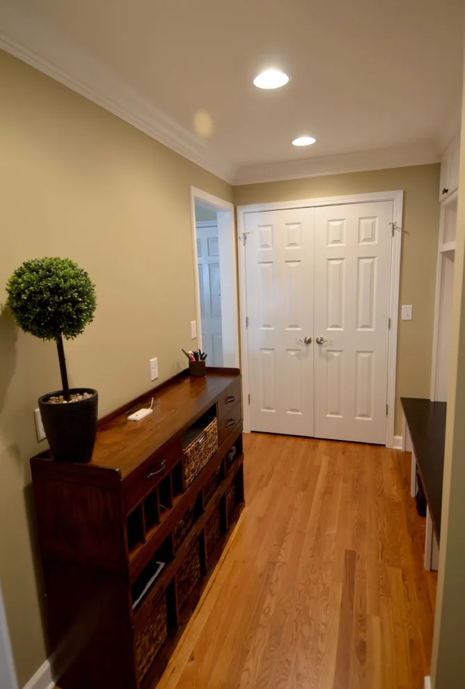 Transforming a single ineffective area into two efficient spaces: Mudroom and Office by NJW Renovations Unlimited - Photo 2