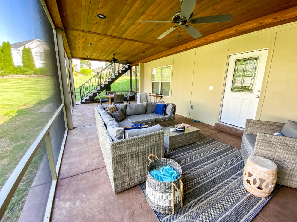 Screened Room Under an Open Deck by Heartlands Building Company - Photo 5