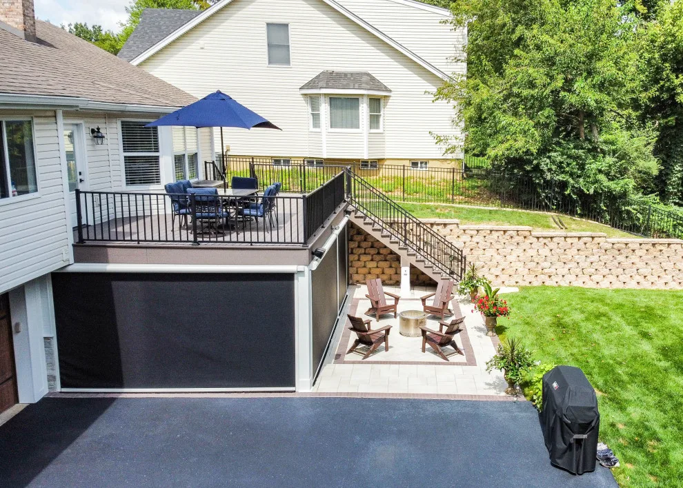 Completed Underdeck Area for Open Deck by Heartlands Building Company - Photo 11