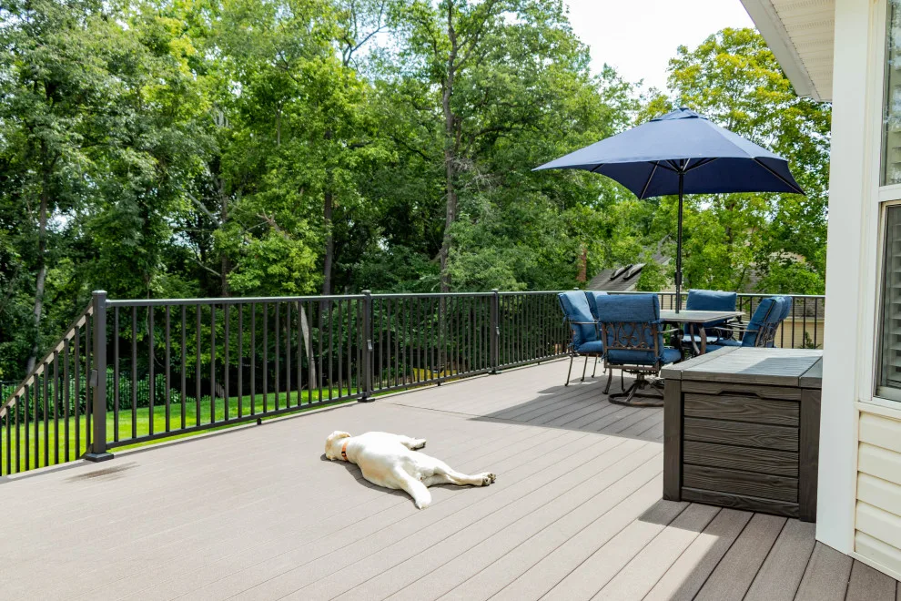 Completed Underdeck Area for Open Deck by Heartlands Building Company - Photo 15