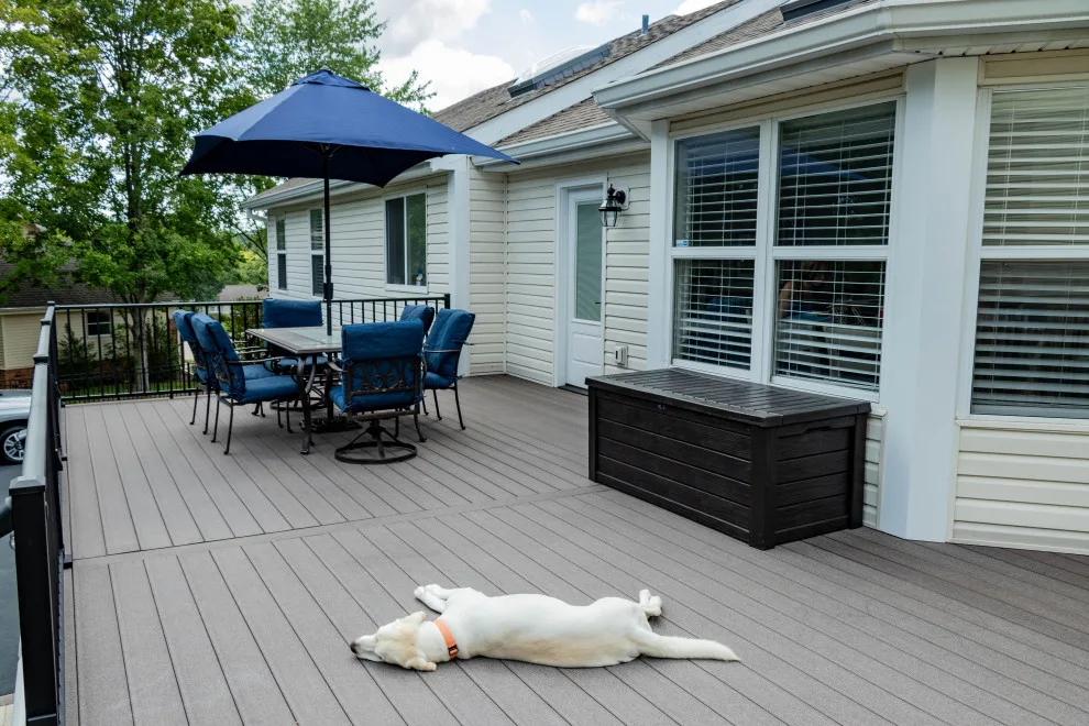 Completed Underdeck Area for Open Deck by Heartlands Building Company - Photo 26