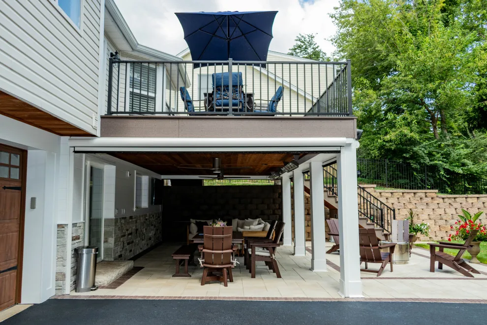 Completed Underdeck Area for Open Deck by Heartlands Building Company - Photo 24
