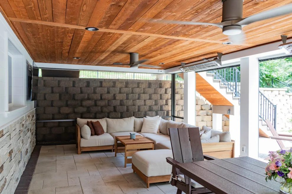 Completed Underdeck Area for Open Deck by Heartlands Building Company - Photo 19