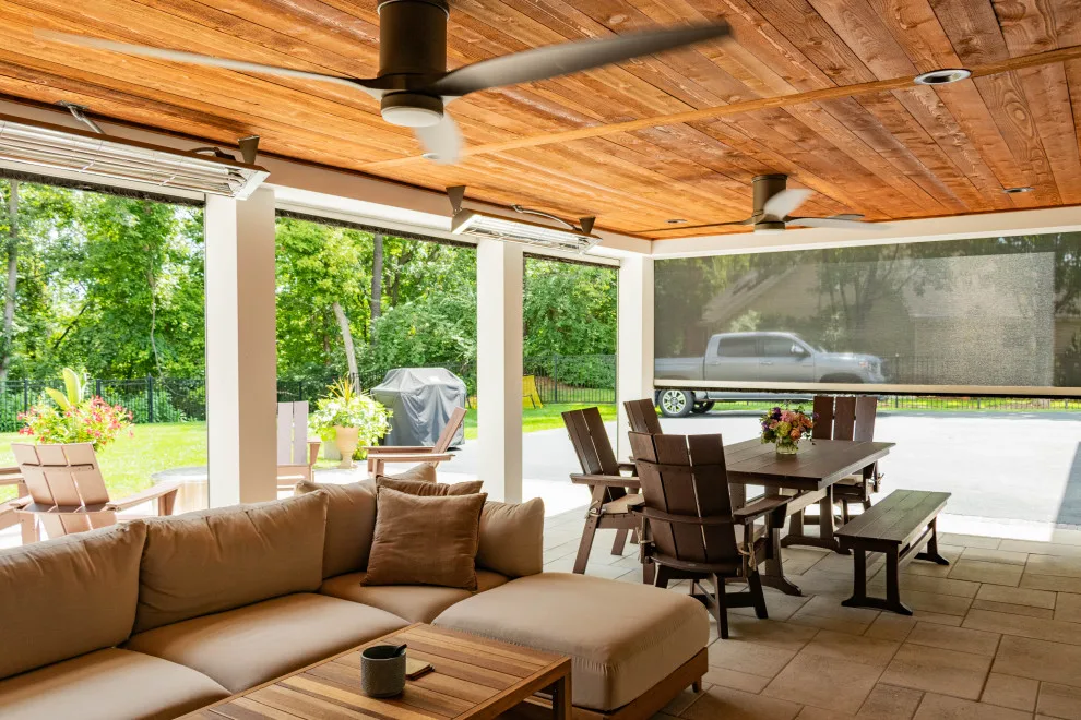 Completed Underdeck Area for Open Deck by Heartlands Building Company - Photo 16