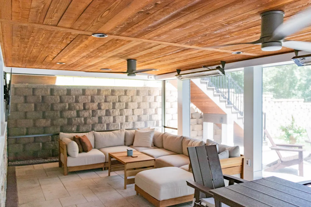 Completed Underdeck Area for Open Deck by Heartlands Building Company - Photo 27