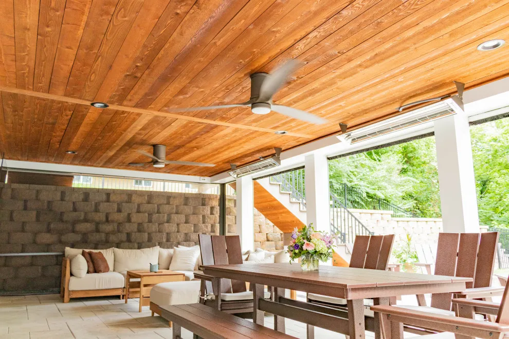 Completed Underdeck Area for Open Deck by Heartlands Building Company - Photo 3