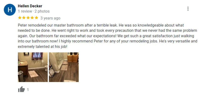 Customer Feedback by American Homes Remodel And New Construction - Photo 28