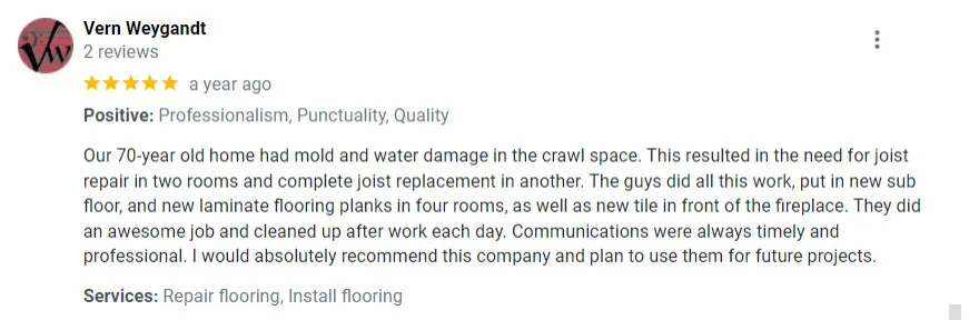 Customer Feedback by American Homes Remodel And New Construction - Photo 3