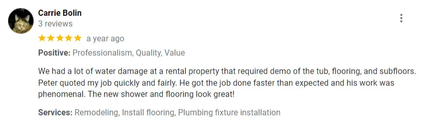 Customer Feedback by American Homes Remodel And New Construction - Photo 8