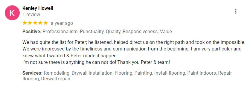 Customer Feedback by American Homes Remodel And New Construction - Photo 17