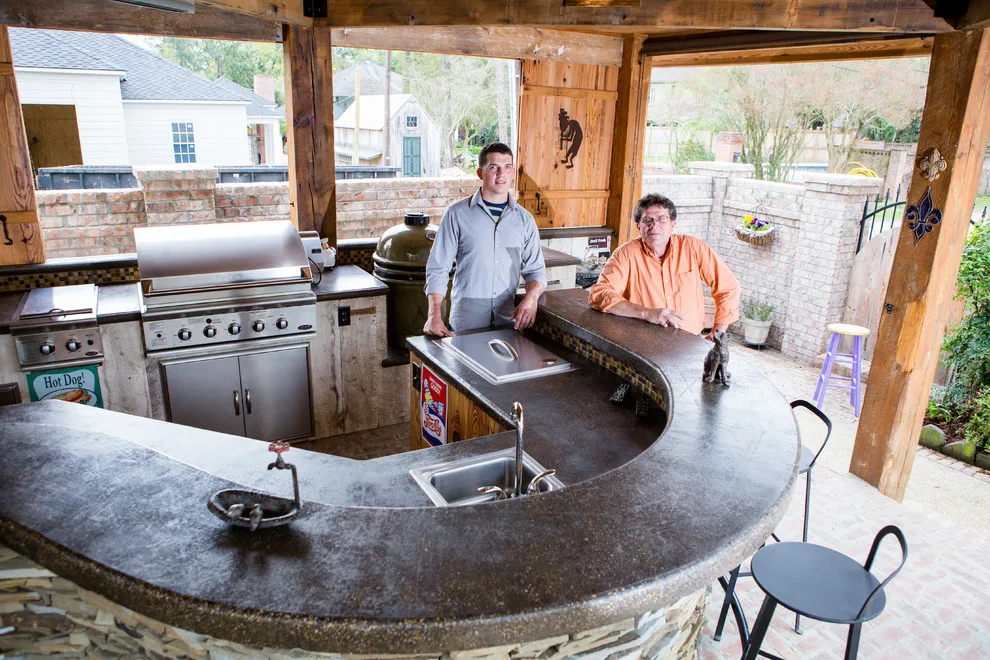 Outdoor Kitchen by the Pool by D. Jenks Designs - Photo 3