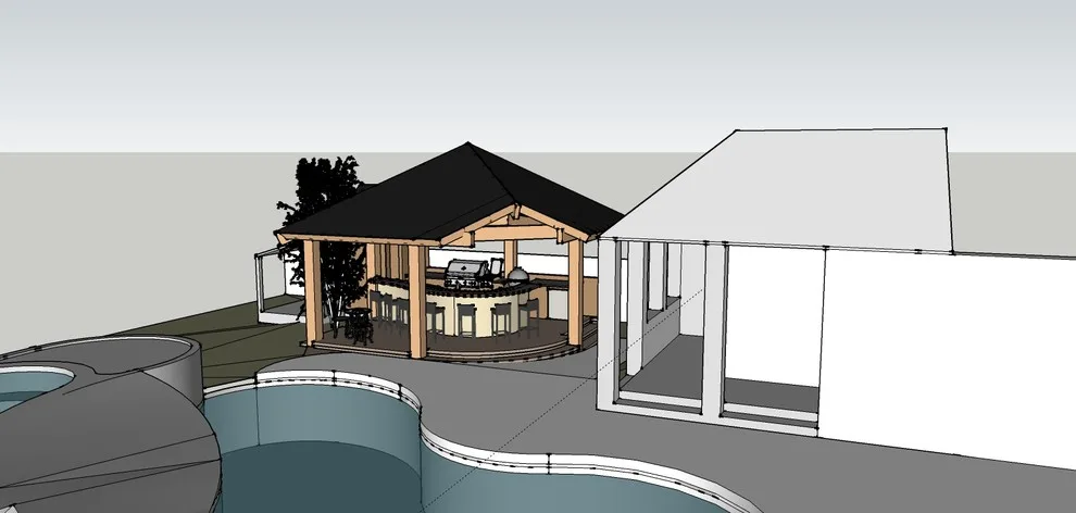 Outdoor Kitchen by the Pool by D. Jenks Designs - Photo 12