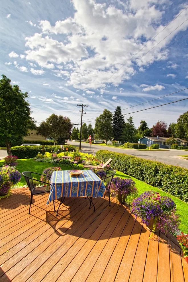 Angled Front and Back Decks for Outdoor Living Spaces by Treeline Construction - Photo 6