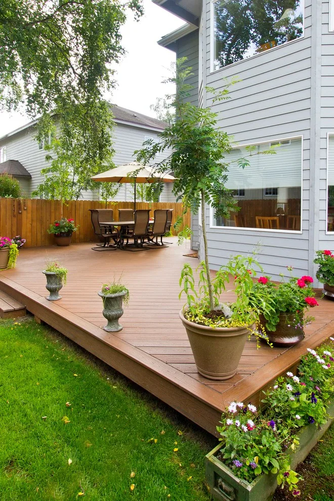 Angled Front and Back Decks for Outdoor Living Spaces by Treeline Construction - Photo 8
