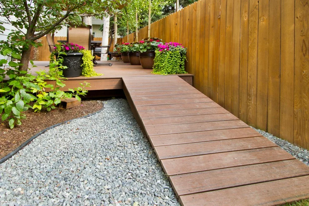 Angled Front and Back Decks for Outdoor Living Spaces by Treeline Construction - Photo 2