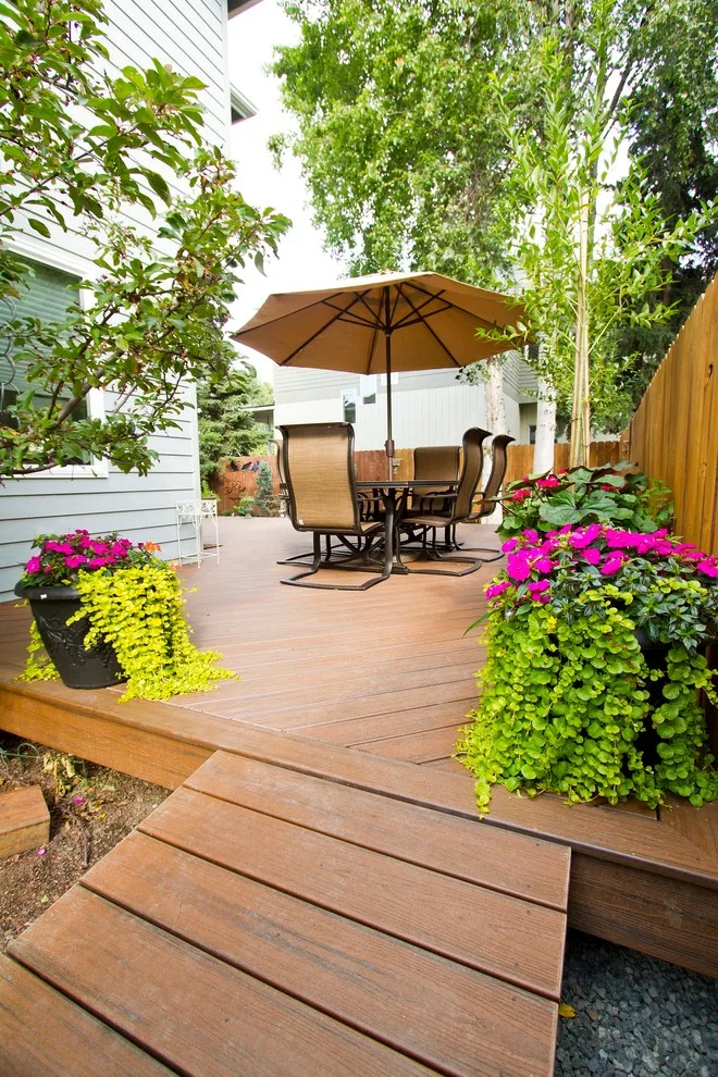 Angled Front and Back Decks for Outdoor Living Spaces by Treeline Construction - Photo 3