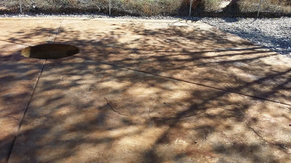 Colored Stamped Concrete Patio for Outdoor Use by Professional Contracting - Photo 4