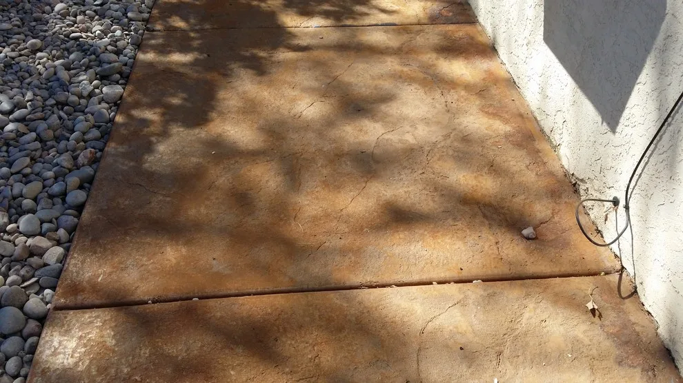 Colored Stamped Concrete Patio for Outdoor Use by Professional Contracting - Photo 6