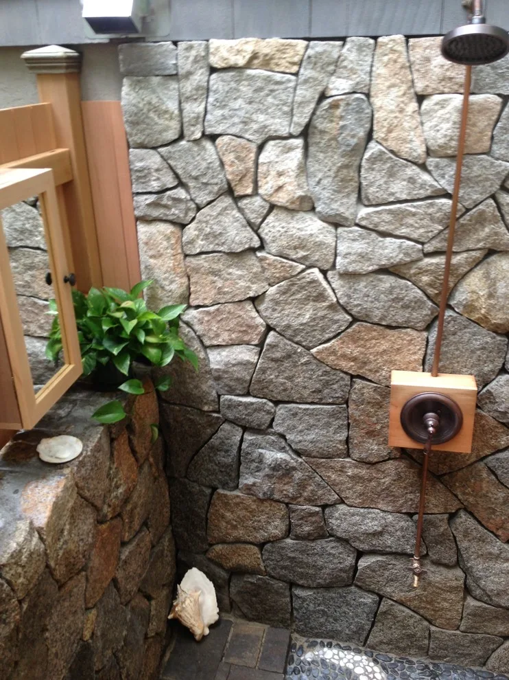 Exterior Stone Shower by WLWA Jurczyk Holdings LLC - Photo 4