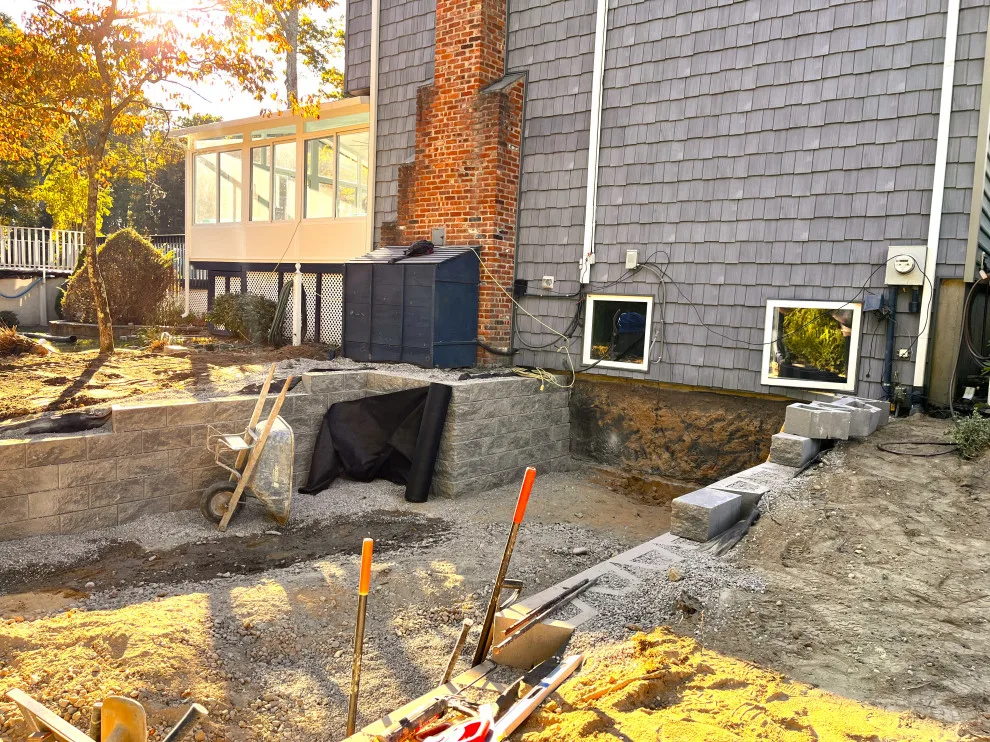 Sunken Patio Featuring Porcelain Pavers by Done Right Remodeling, Inc. - Photo 12