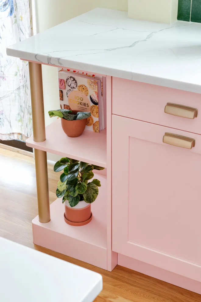 Joyful Pink Kitchen - Bright and Playful! by Wise Design & Remodel LLC - Photo 7