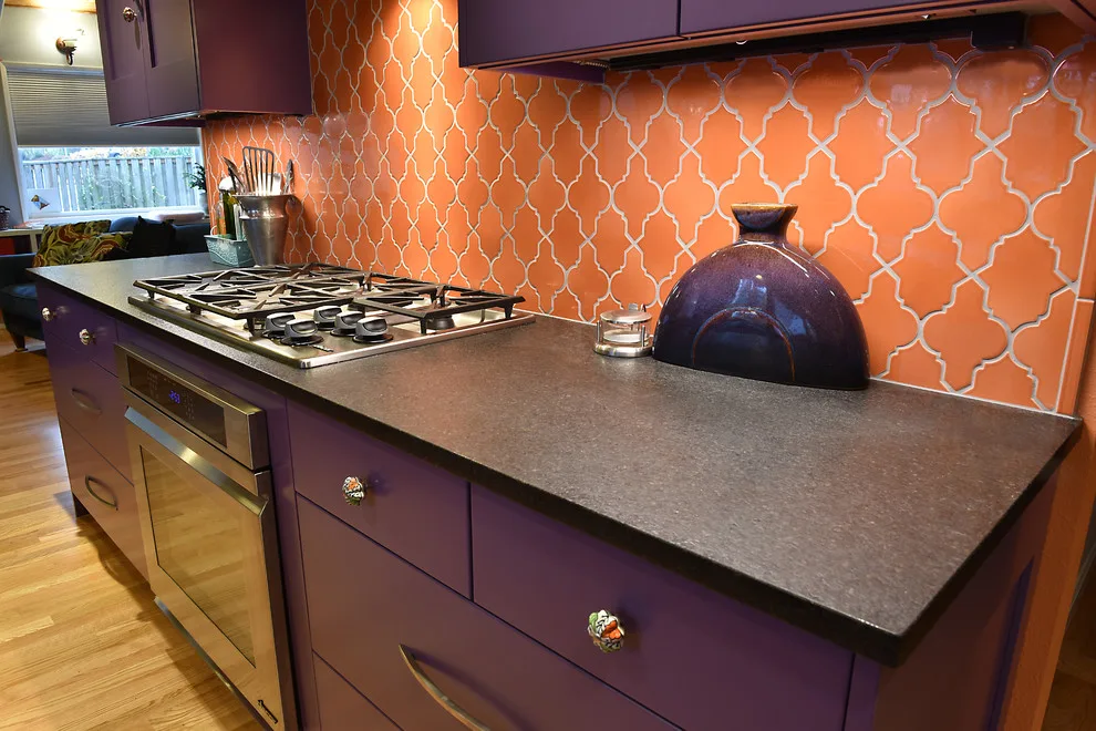 Vibrant Violet Kitchen by THE Remodel Group - Photo 5