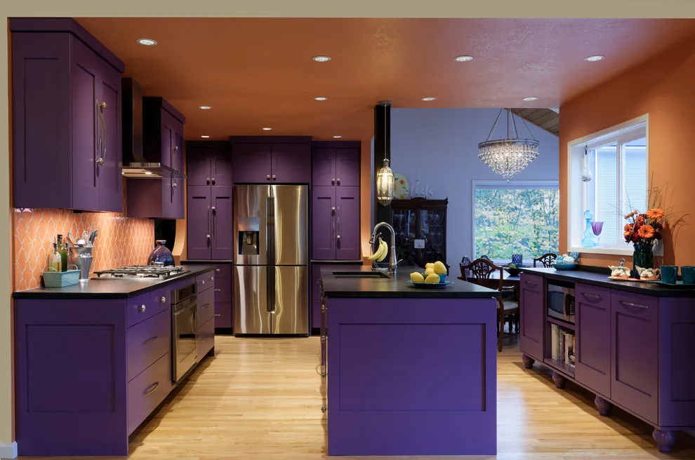 Vibrant Violet Kitchen by THE Remodel Group - Photo 6
